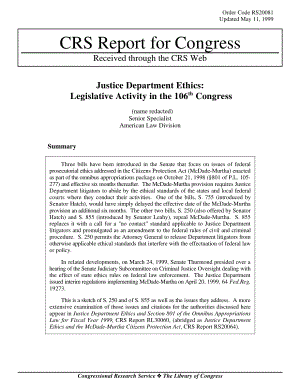 [19990511]RS20081_司法部道德：第106届国会的立法活动.pdf