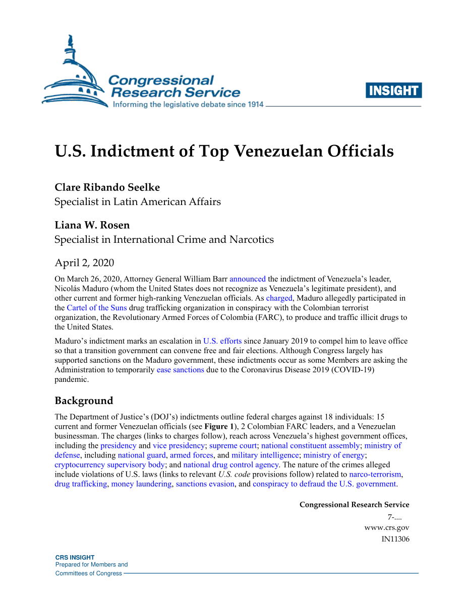 [20200402]IN11306_美国起诉委内瑞拉高级官员.pdf_第1页