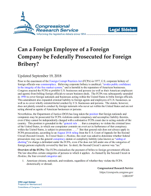 [20180919]LSB10197_外国公司的外国雇员能否因外国贿赂被联邦政府起诉？.pdf