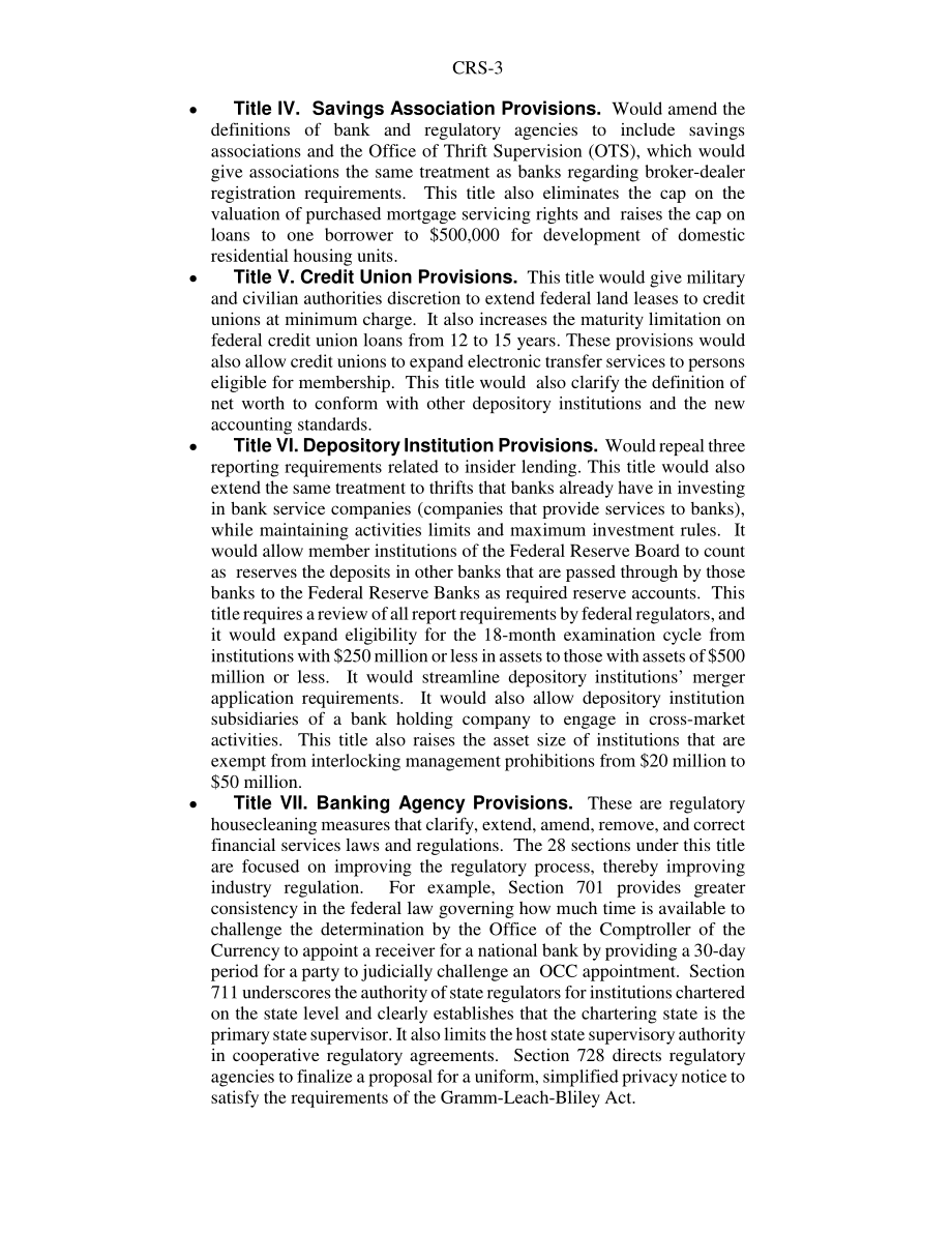 [20070425]RS22651_金融服务监管救济：第110届国会的实施和重新引入条款.pdf_第3页