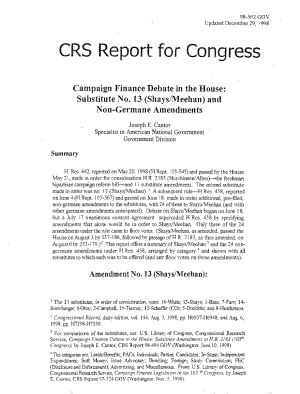 [19981229]98-562_众议院竞选资金辩论：替代品编号13（ShaysMeehan）和非德国修正案.pdf