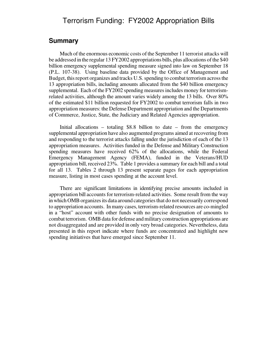 [20011025]RL31168_资助恐怖主义：FY 2002 Appropriation Bills.pdf_第2页