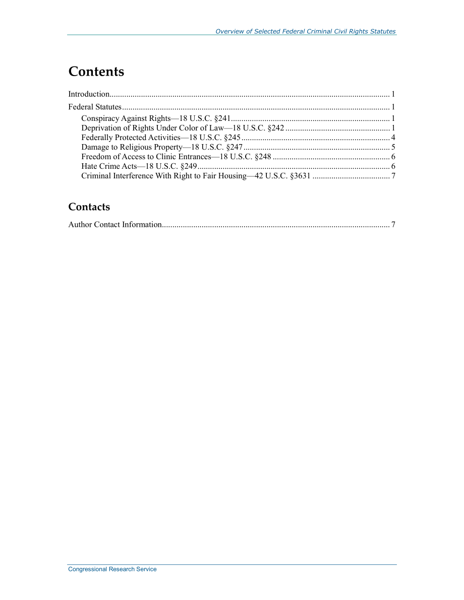 [20141216]R43830_部分联邦刑事民权法规概述.pdf_第3页