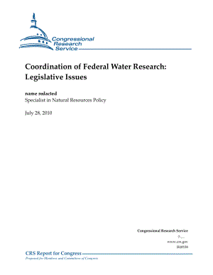 [20100728]R40538_协调联邦水研究：立法问题 .pdf