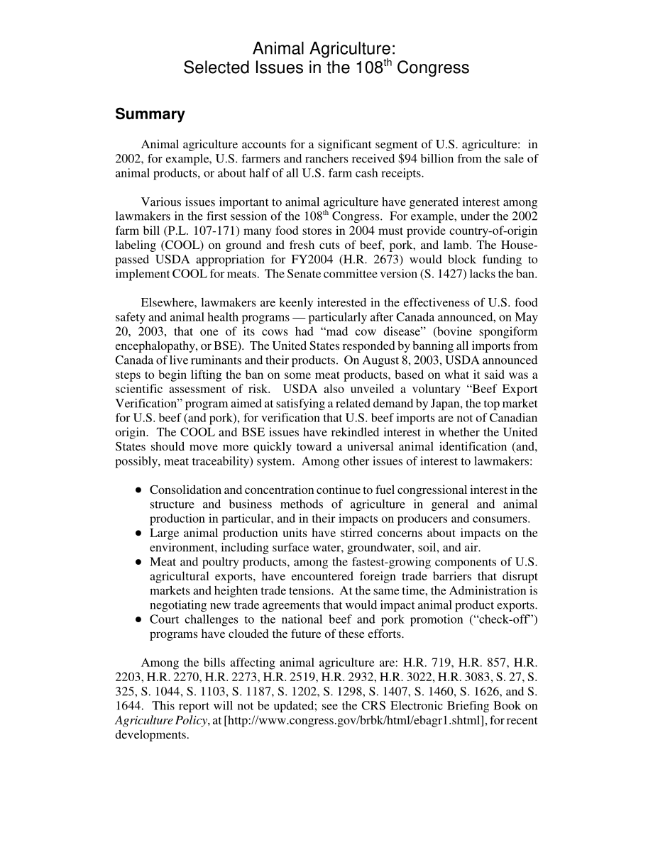 [20031015]RL31945_动物农业：第108届大会选定议题.pdf_第2页