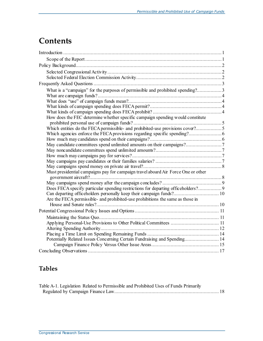 [20210818]R46878_允许和禁止使用竞选资金：常见问题和政策概述.pdf_第3页
