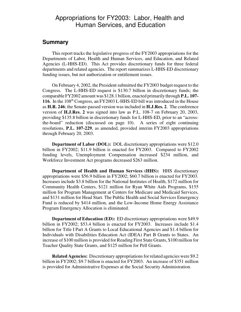 [20030314]RL31303_2003财年拨款：劳动、卫生和公共服务以及教育.pdf_第3页