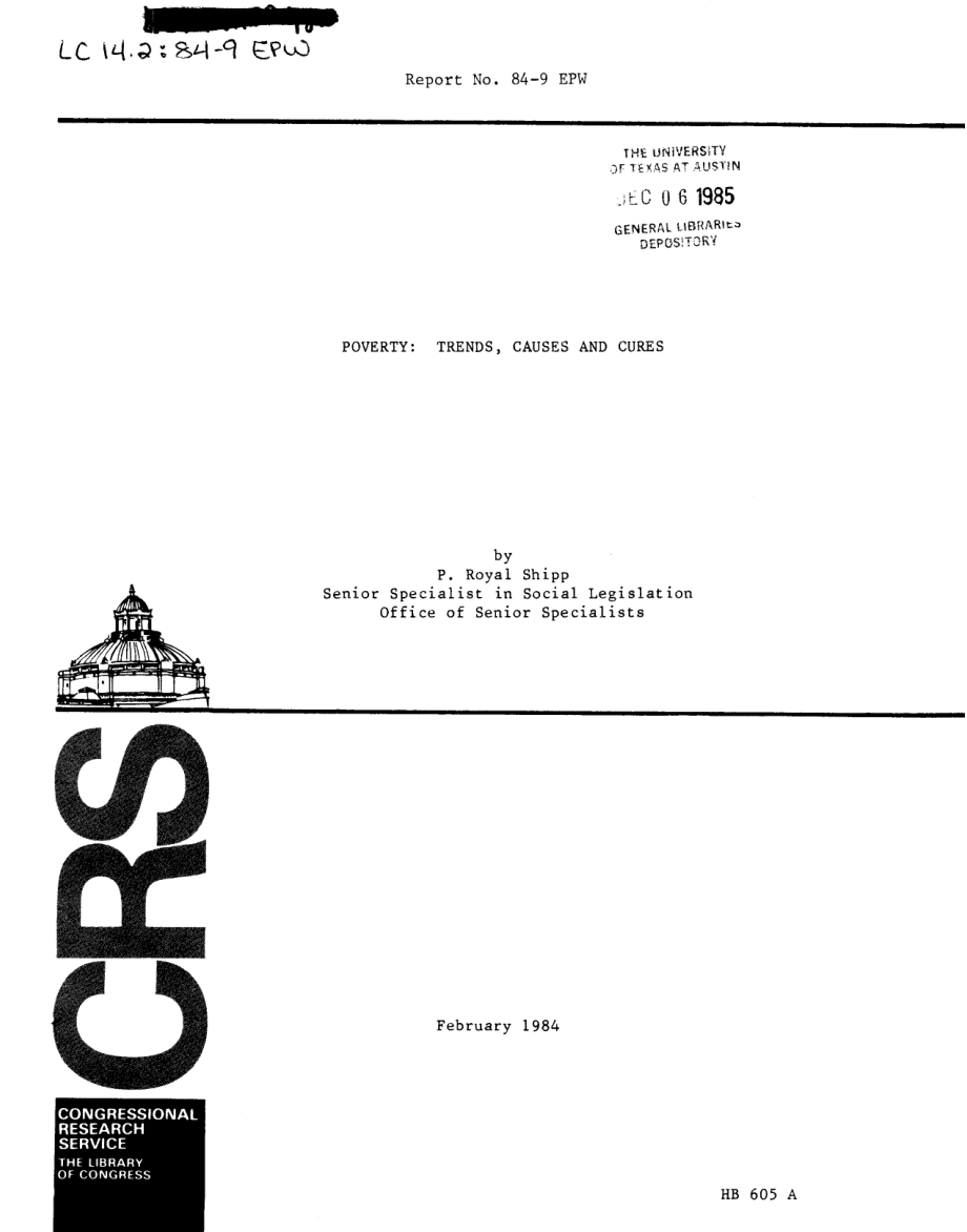 [19840201]84-9EPW_贫困：趋势、原因和治疗方法.pdf_第1页