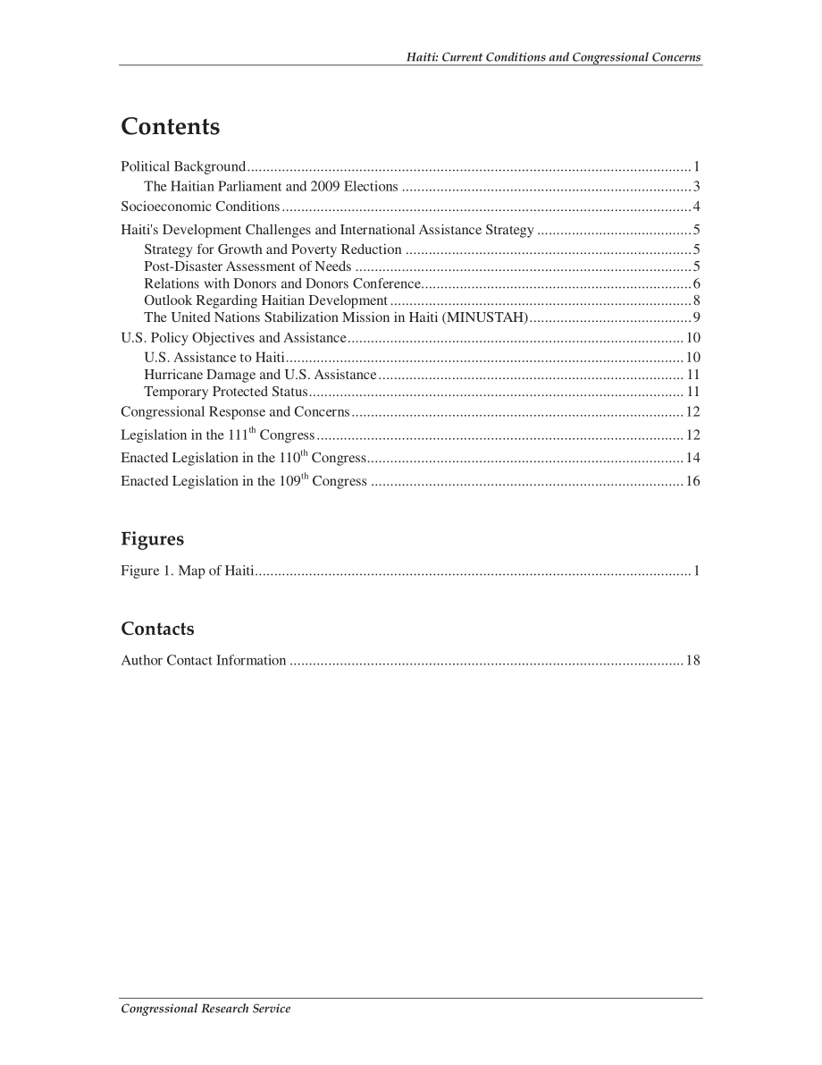 [20090617]R40507_海地：当前状况和国会关注的问题.pdf_第3页