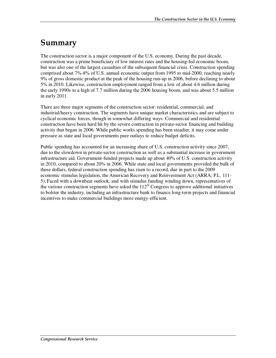 [20110503]R41806_美国经济中的建筑业.pdf_第2页