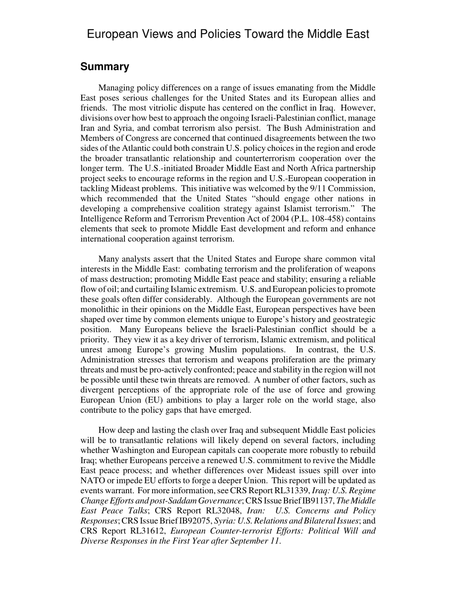 [20051221]RL31956_欧洲对中东的看法和政策.pdf_第2页