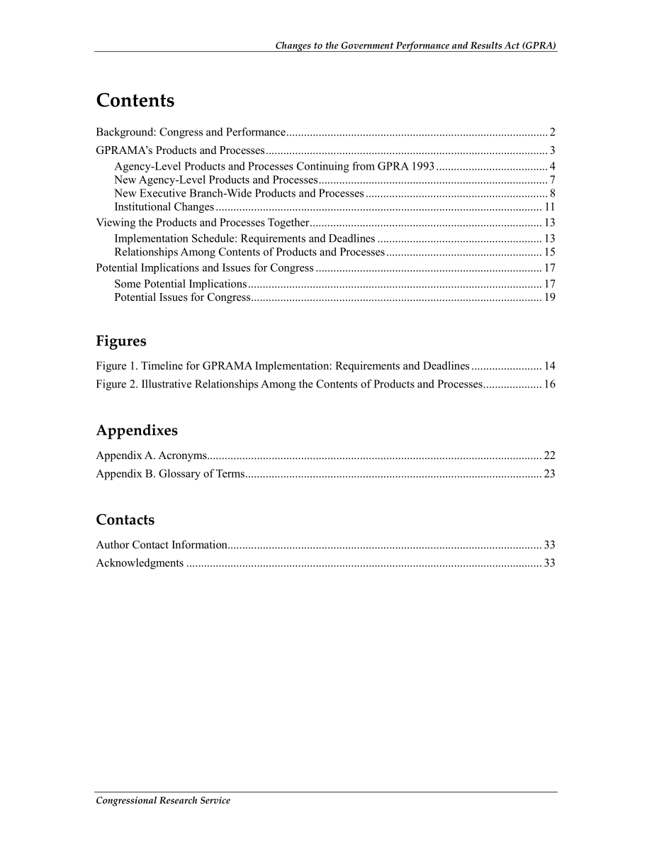 [20120229]R42379_《政府绩效和结果法案》（GPRA）的变更：新产品和流程框架概述.pdf_第3页