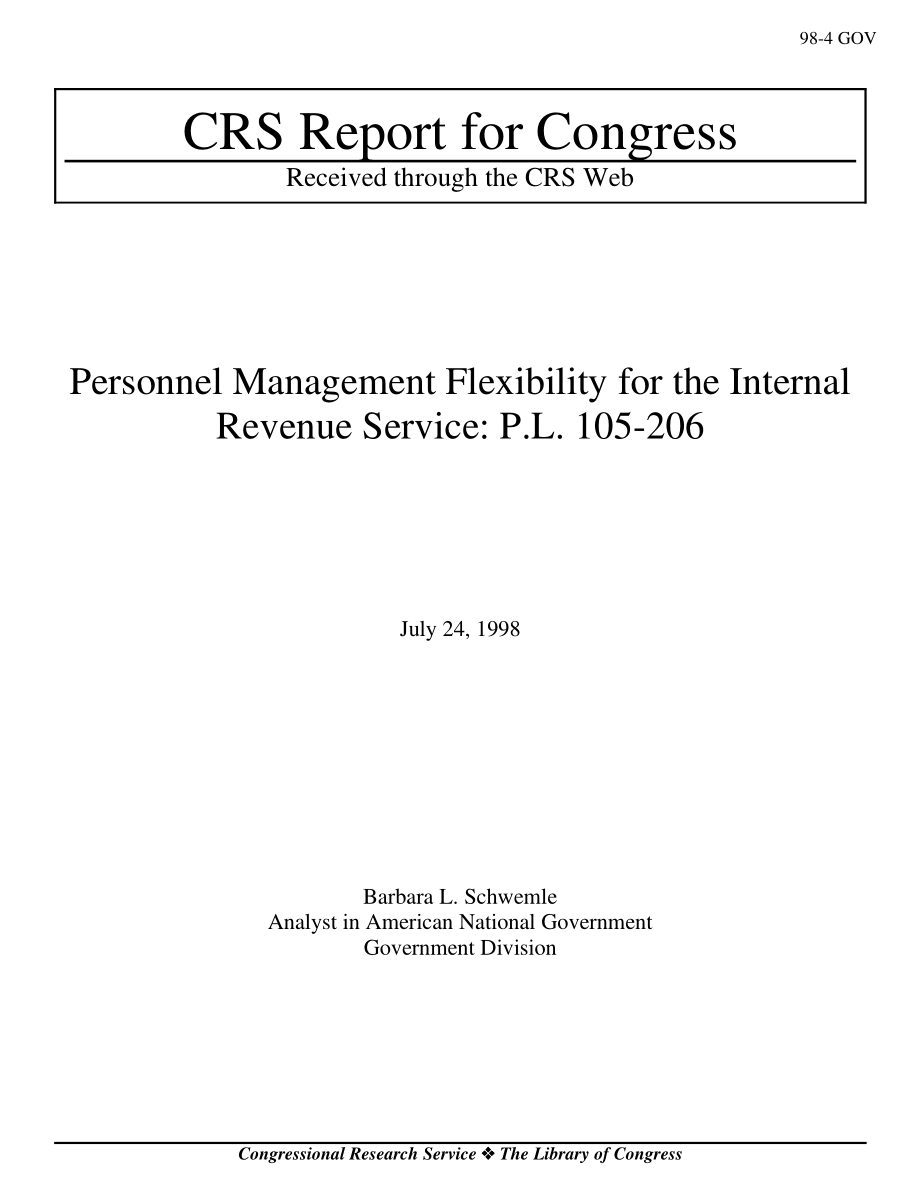 [19980724]98-4GOV_国税局的人事管理灵活性：P、 L105-206.pdf_第1页