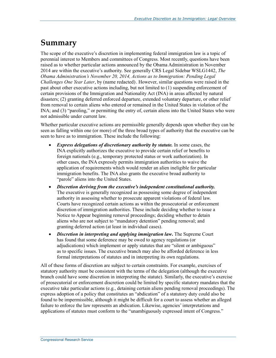 [20160722]R43782_移民行政自由裁量权：法律概述.pdf_第2页