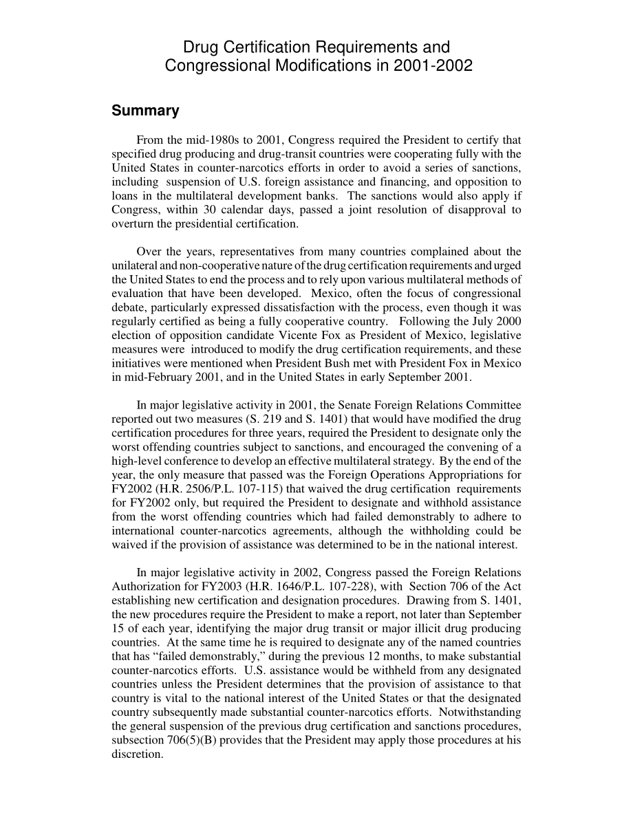 [20021022]RL30892_2001-2002年药品认证要求和国会修改.pdf_第2页