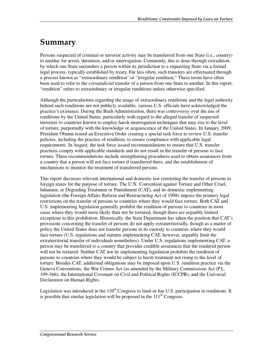 [20100125]RL32890_格式副本：法律对酷刑的限制.pdf_第2页