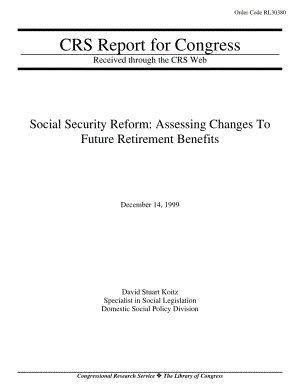 [19991214]RL30380_社会保障改革： Assessing Changes To Future Retirement Benefits.pdf