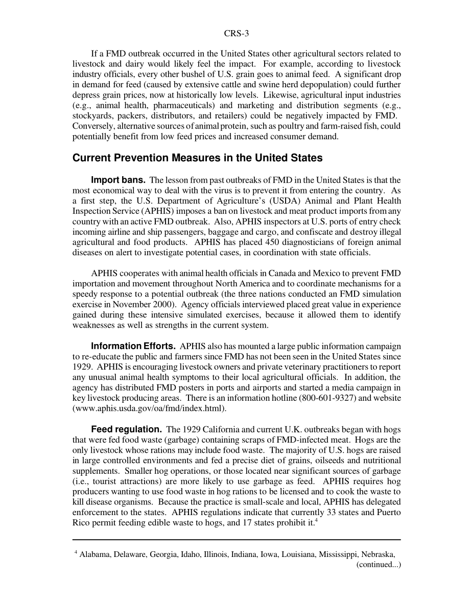 [20010416]RS20890_口蹄疫：对美国农业的威胁.pdf_第3页