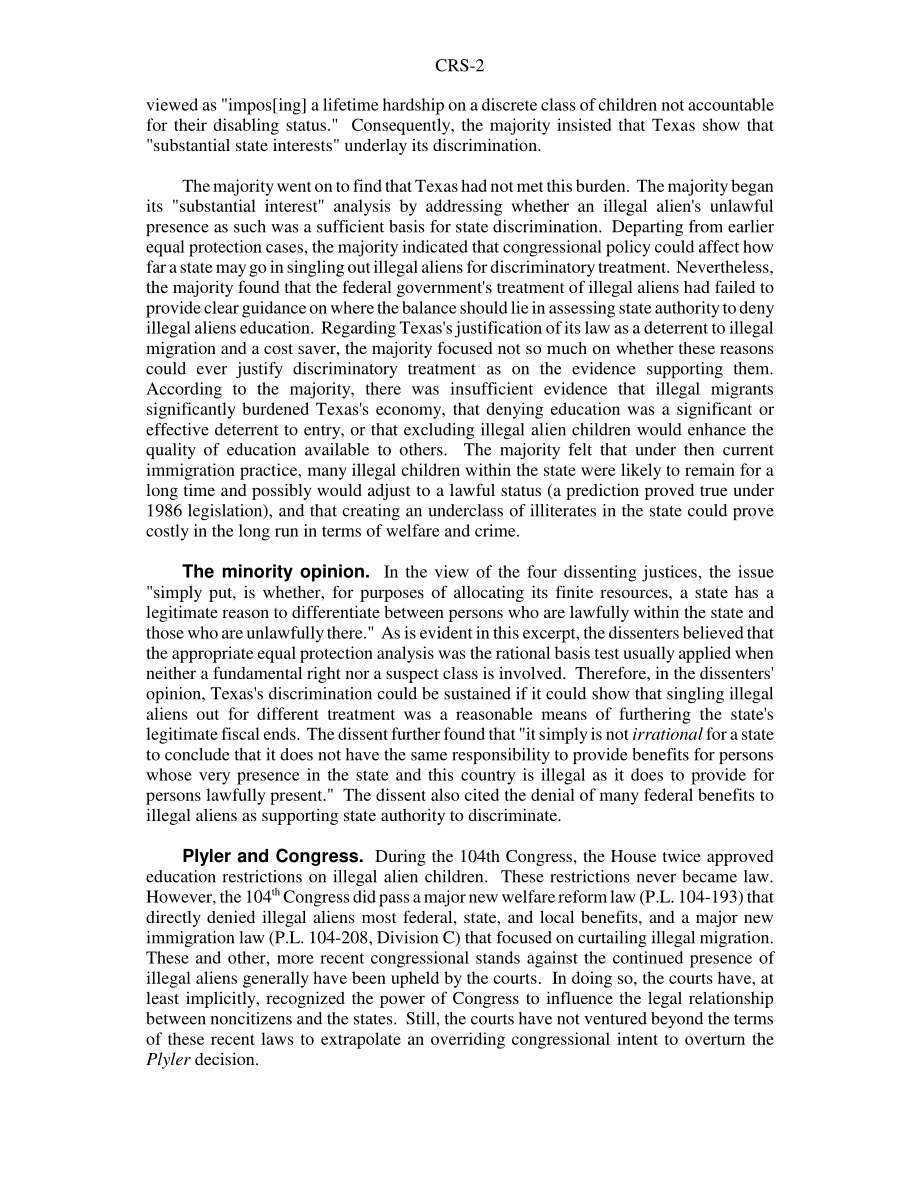 [20030205]97-542_无证件外籍儿童接受基础教育的权利：普利勒诉美国能源部概述.pdf_第2页