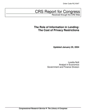 [20040129]RL31847_信息在贷款中的作用：隐私限制的成本.pdf