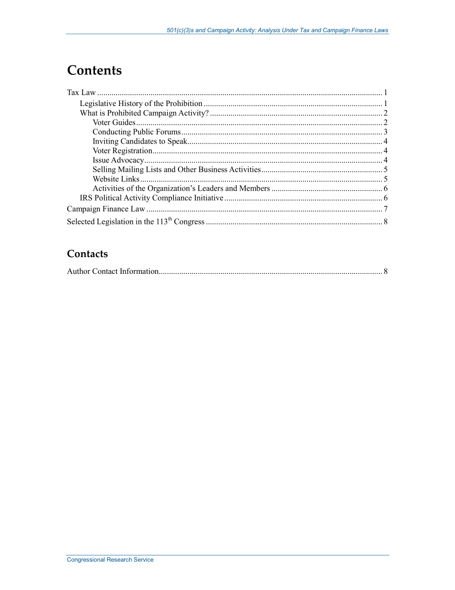 [20130910]R40141_501（c）（3）s和活动：税收和竞选融资法下的分析.pdf_第3页