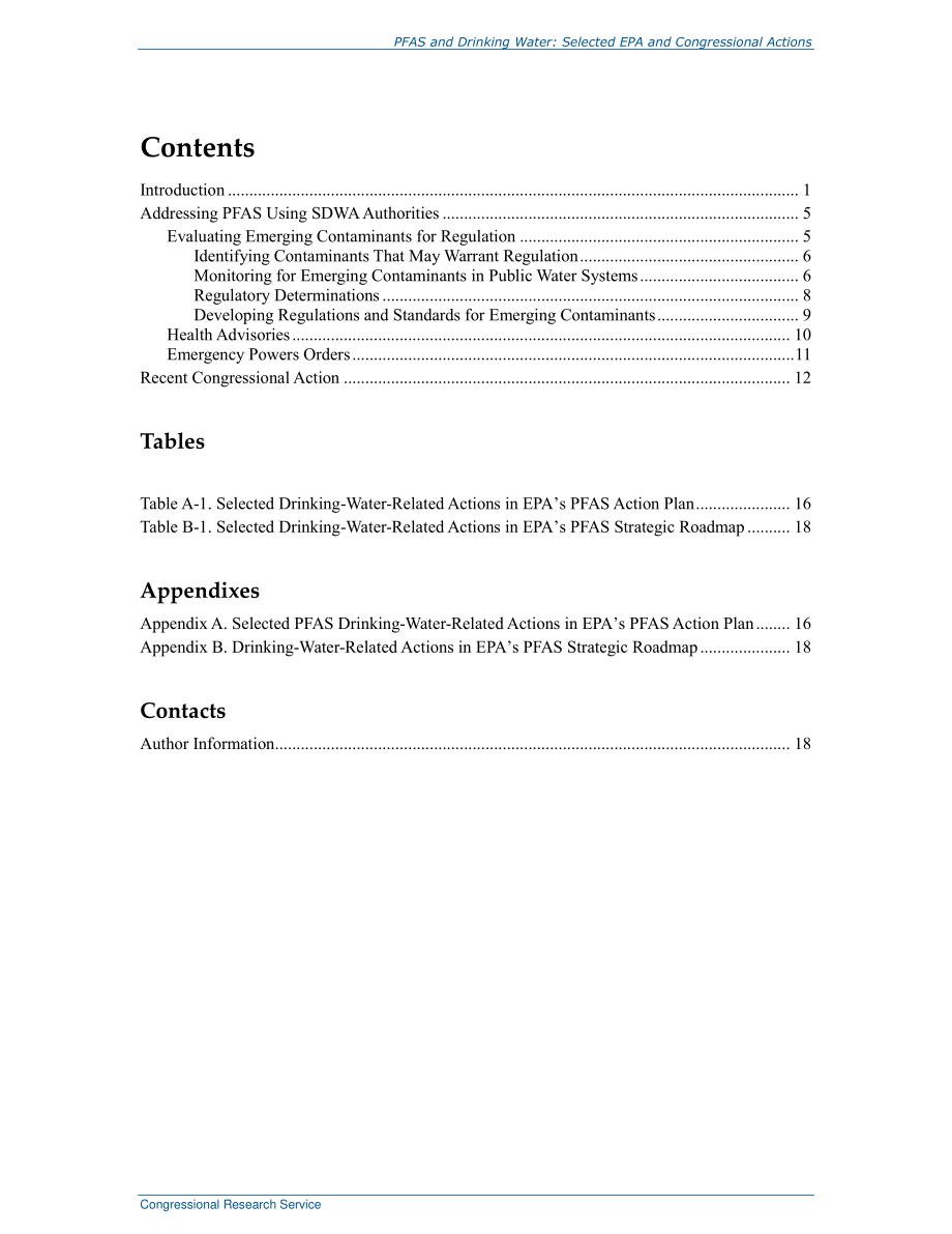 [20220107]R45793_PFA和饮用水：选定的环境保护局和国会行动.pdf_第3页
