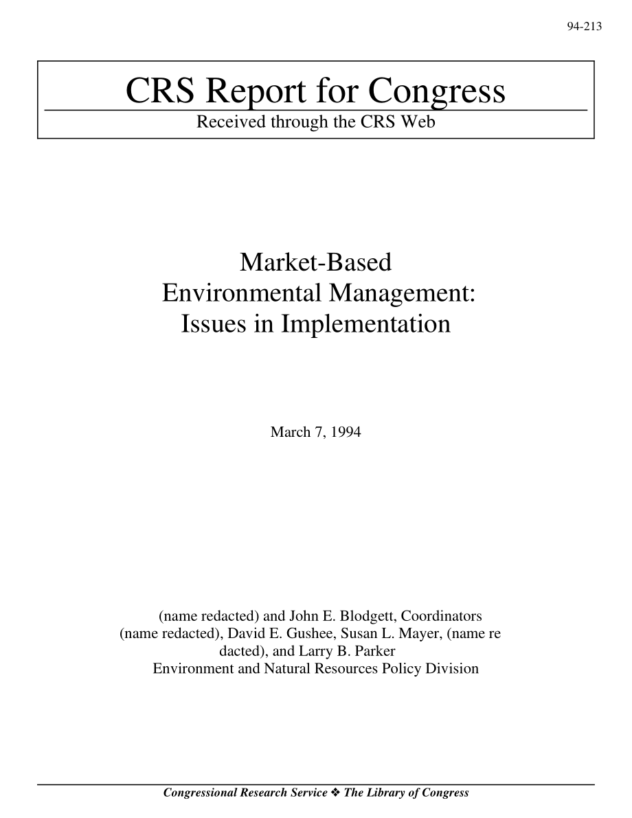 [19940307]94-213_基于市场的环境管理：实施中的问题.pdf_第1页