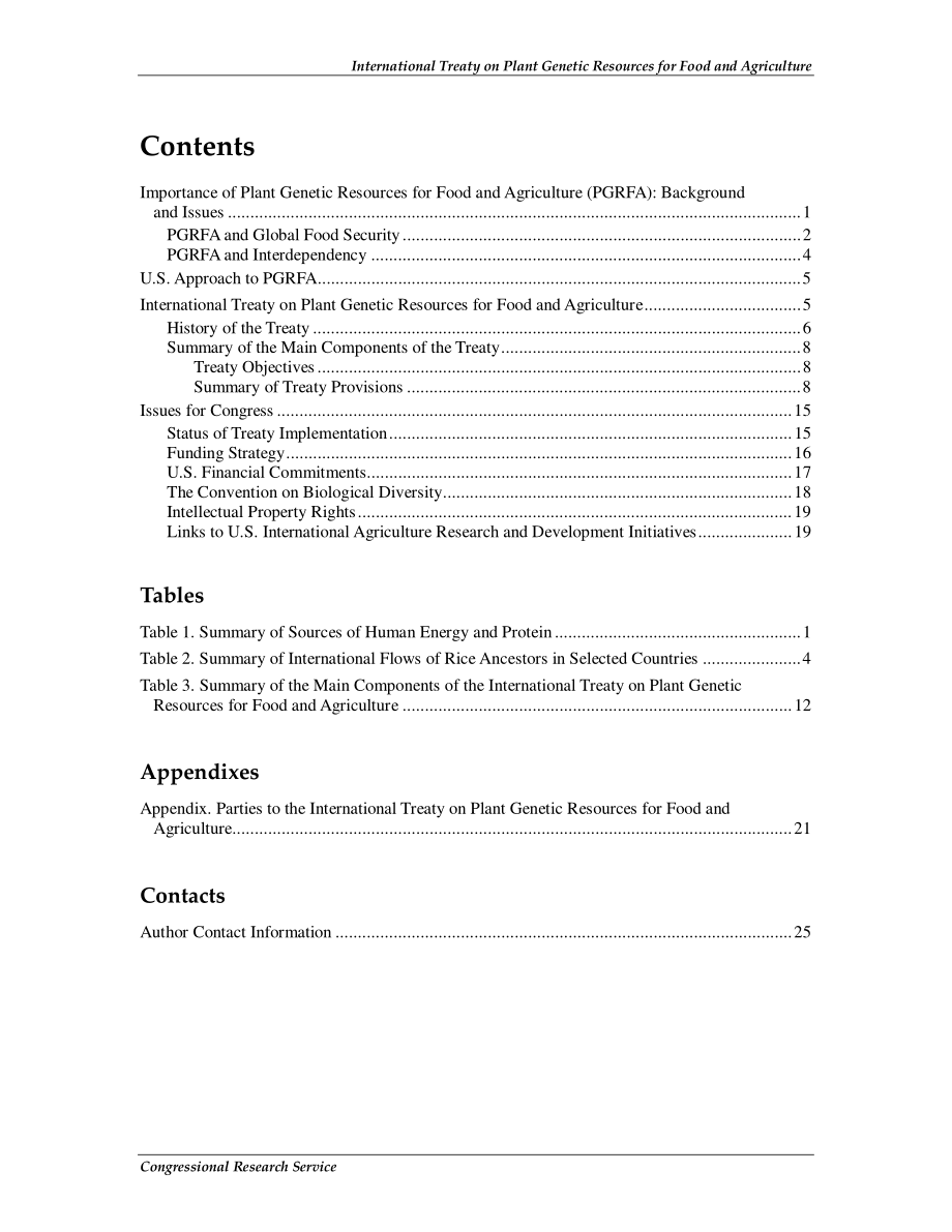 [20101222]R41091_粮食和农业植物遗传资源国际条约.pdf_第3页