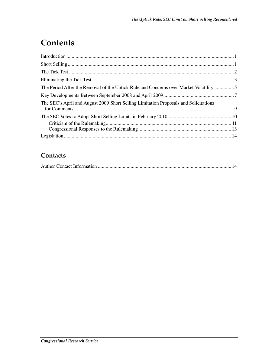 [20100324]RL34519_上行规则：SEC重新考虑卖空限制.pdf_第3页