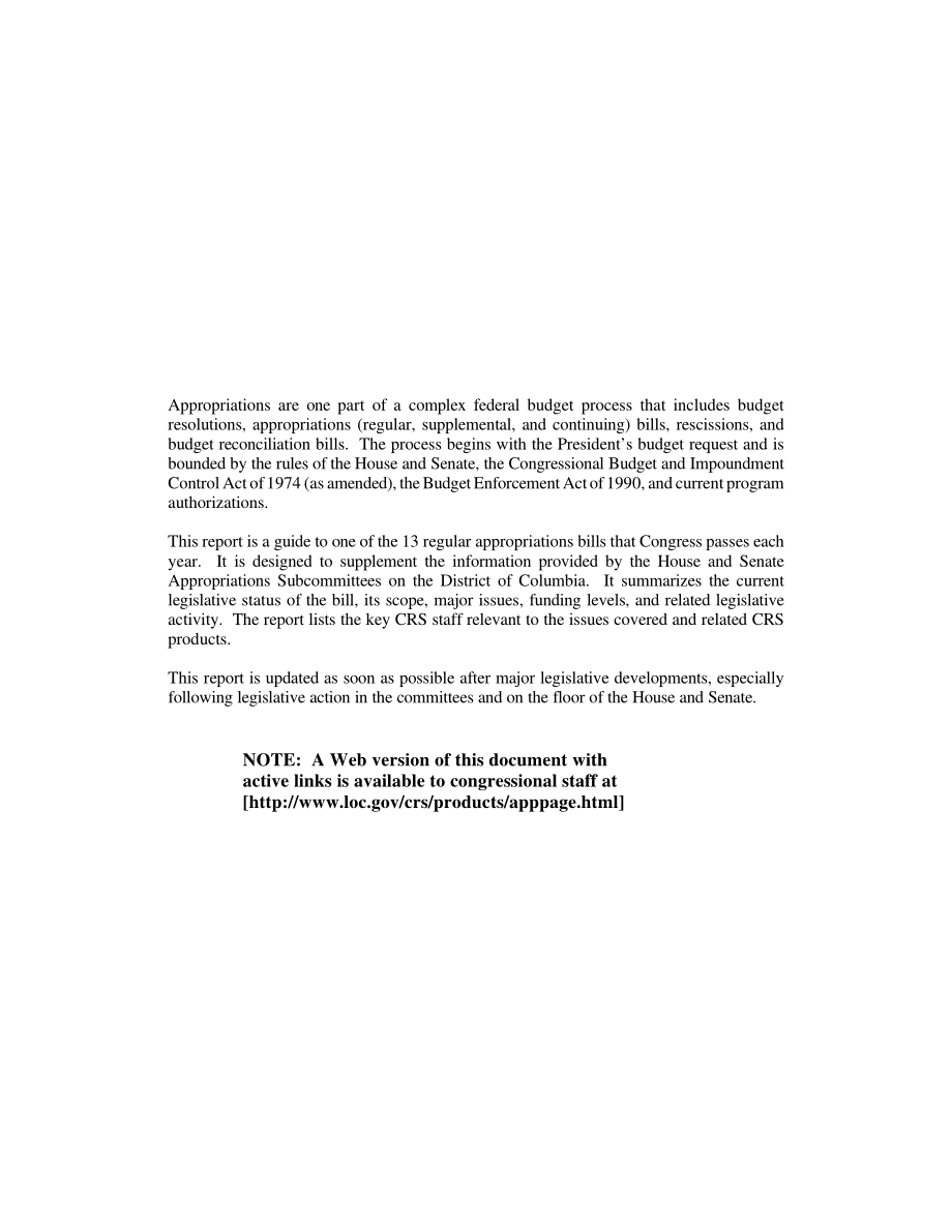 [19991223]RL30213_2000财年拨款：哥伦比亚特区.pdf_第2页