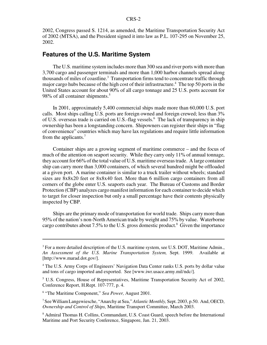 [20031205]RS21079_海事安保：问题概述.pdf_第2页
