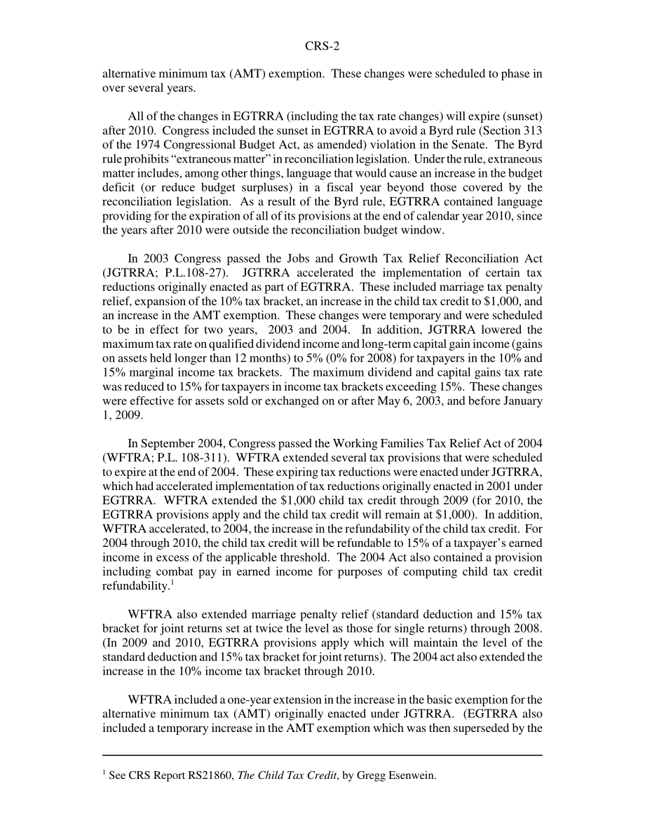 [20060510]RS21992_延长2001、2003和2004年的减税政策.pdf_第2页