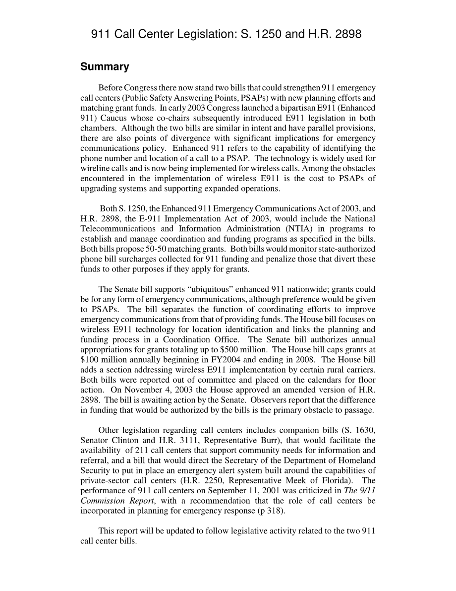 [20040804]RL32126_911呼叫中心法规：S、 1250和H.R.2898.pdf_第2页