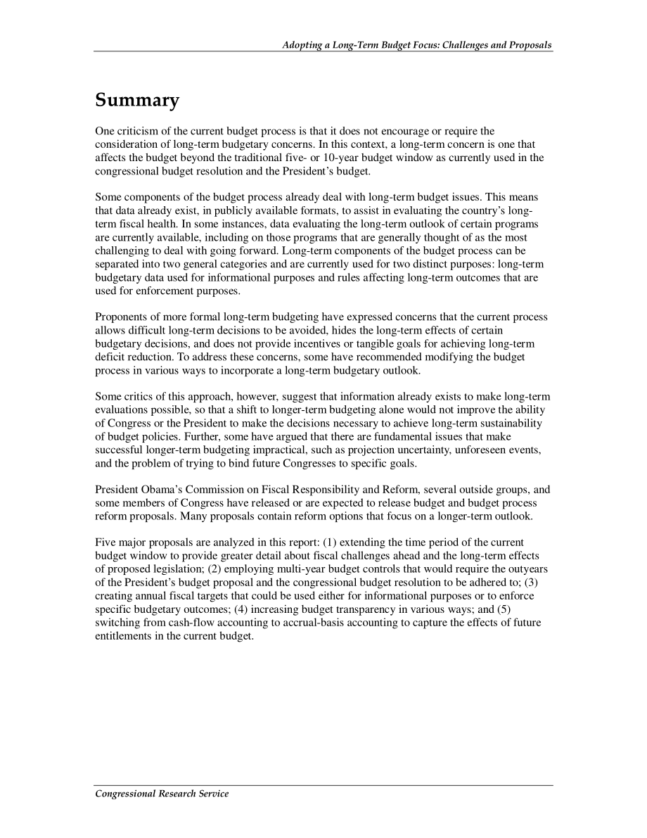 [20110113]R41516_采用长期预算重点：挑战和建议.pdf_第2页