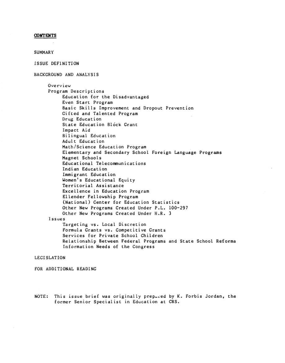 [19880513]IB87055_联邦初等和中等教育计划：重新授权问题.pdf_第2页