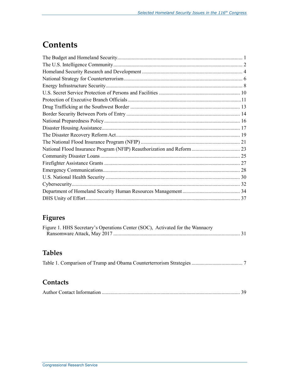 [20191126]R45701_第116届国会选定的国土安全问题.pdf_第3页