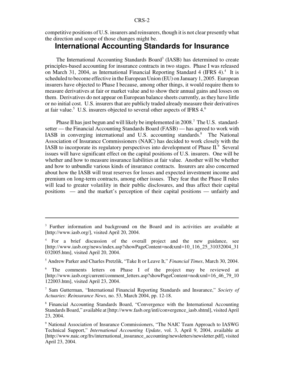 [20040428]RS21828_保险监管：国际发展情况.pdf_第2页