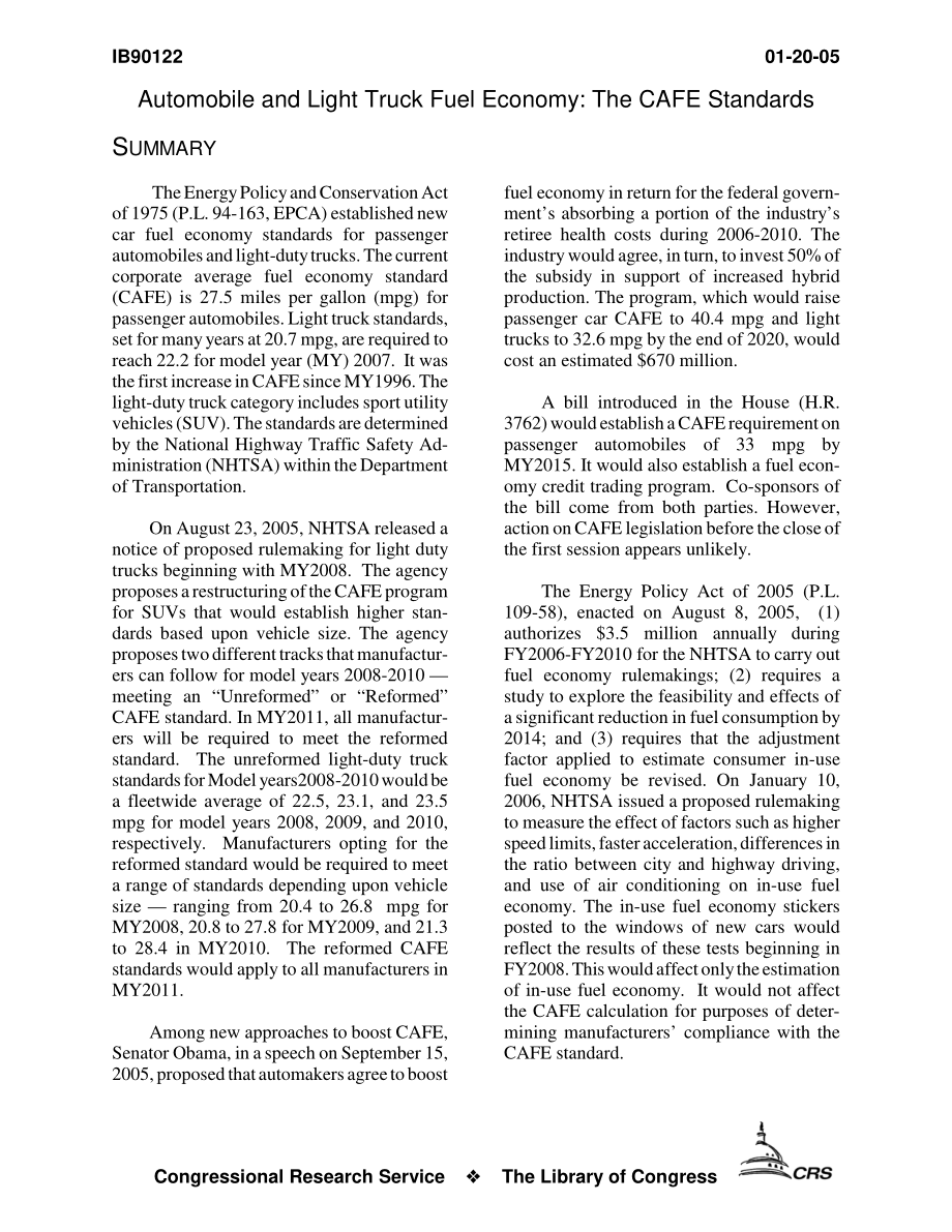 [20060120]IB90122_汽车和轻型卡车燃油经济性：CAFE标准.pdf_第3页