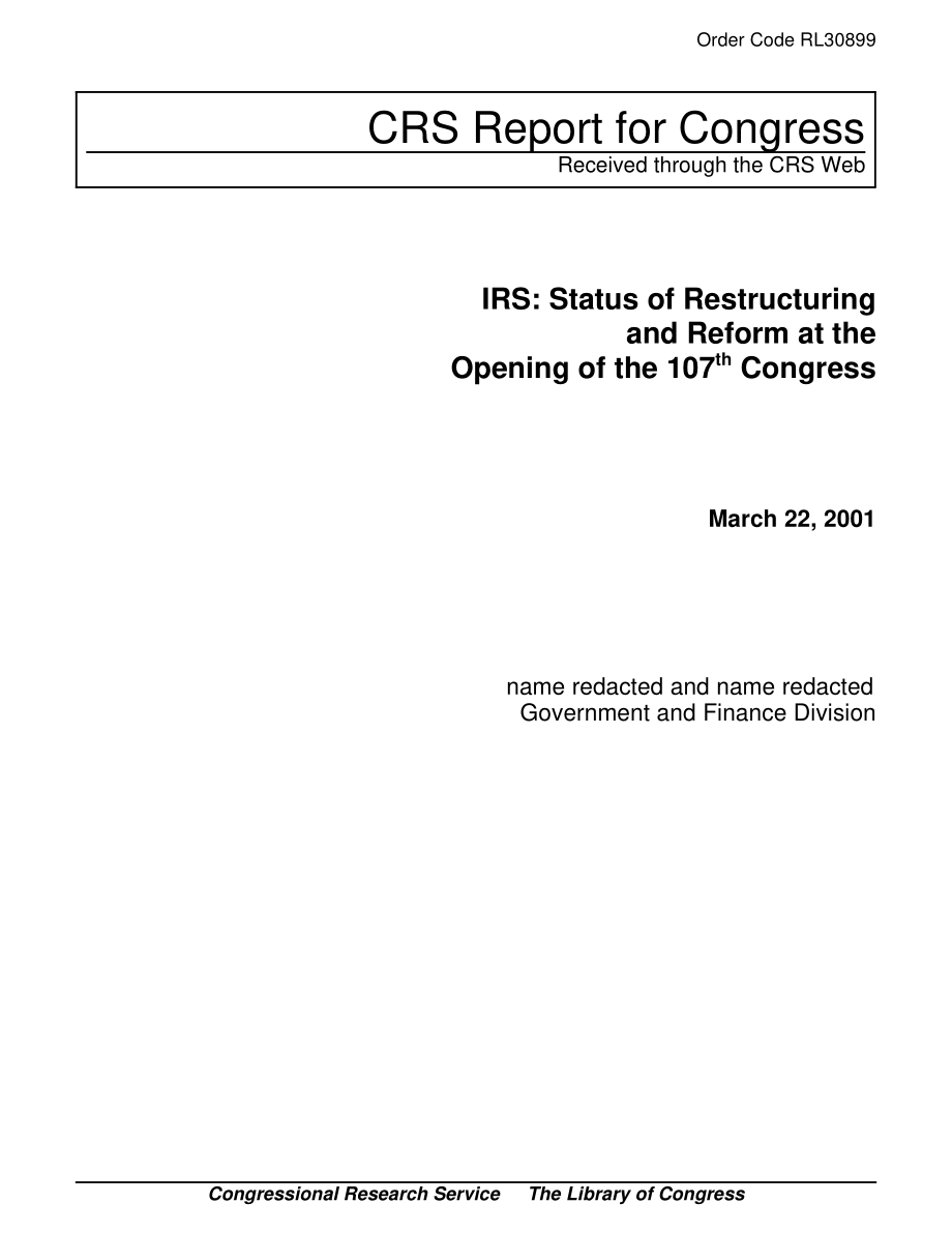 [20010322]RL30899_国税局：第107届大会开幕时的结构调整和改革情况.pdf_第1页