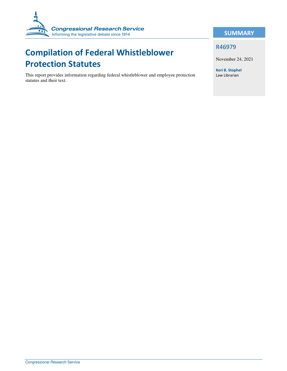 [20211124]R46979_联邦举报人保护法规汇编.pdf_第2页