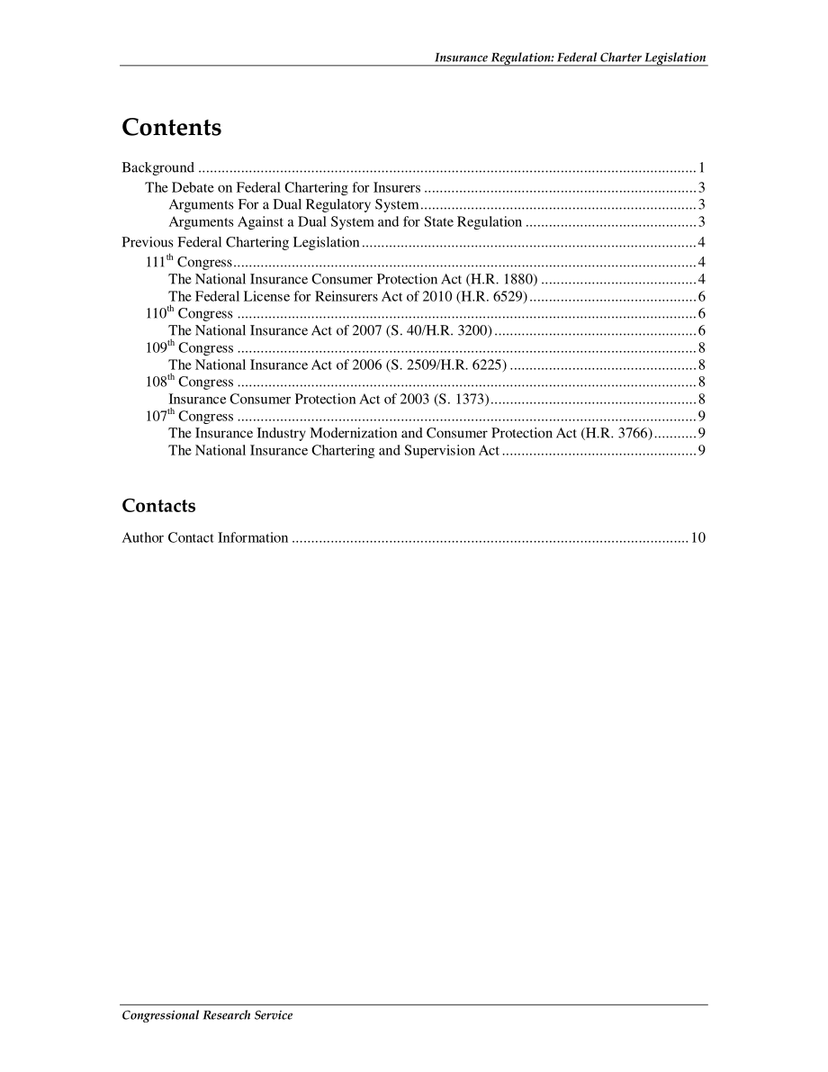 [20110203]RL34286_保险监管：联邦宪章立法.pdf_第3页