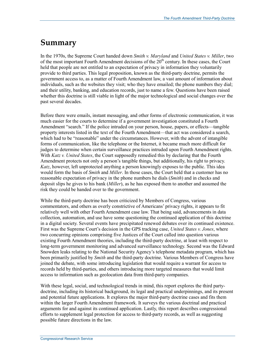 [20140605]R43586_第四修正案第三方原则 .pdf_第2页