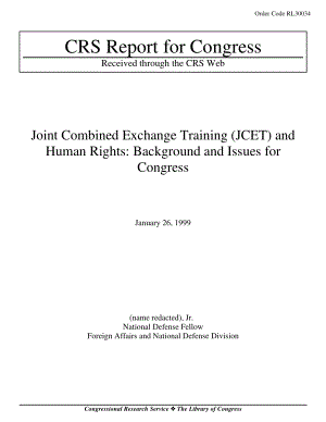 [19990126]RL30034_联合联合交流培训（JCET）与人权：国会背景和议题.pdf