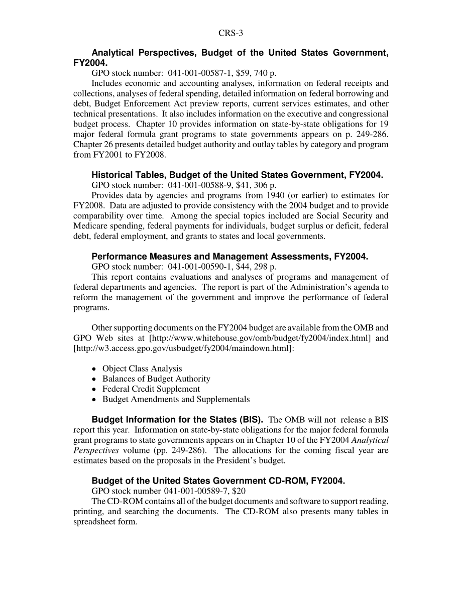 [20030310]RS21456_2004财年预算文件：互联网接入和GPO可用性.pdf_第3页