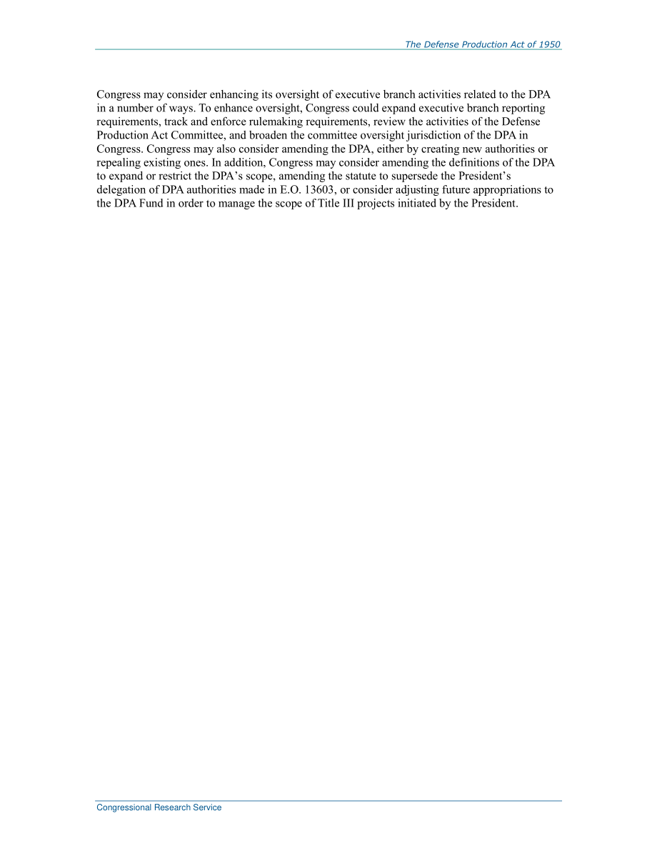 [20200302]R43767_1950年《国防生产法》：历史、权力和国会考虑.pdf_第3页