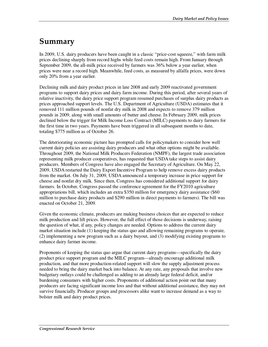 [20091026]R40205_乳制品市场和政策问题.pdf_第2页