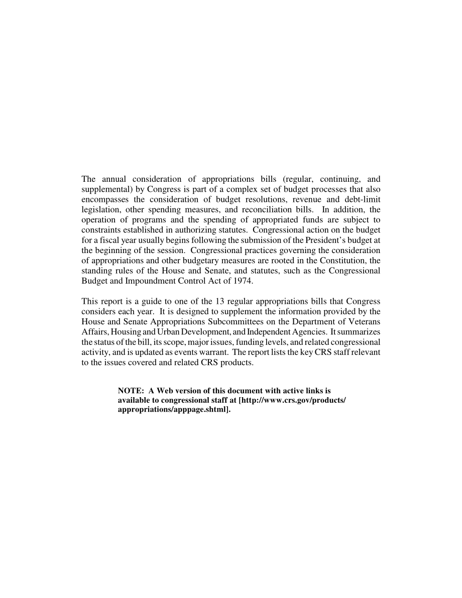 [20041228]RL32304_2005财年拨款：VA、HUD和独立机构.pdf_第2页