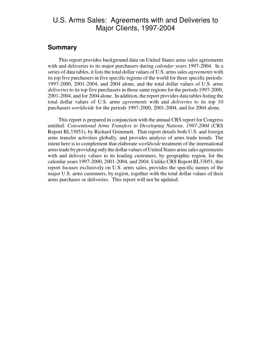 [20051229]RL33217_美国军售：1997-2004年与主要客户的协议和交付.pdf_第2页