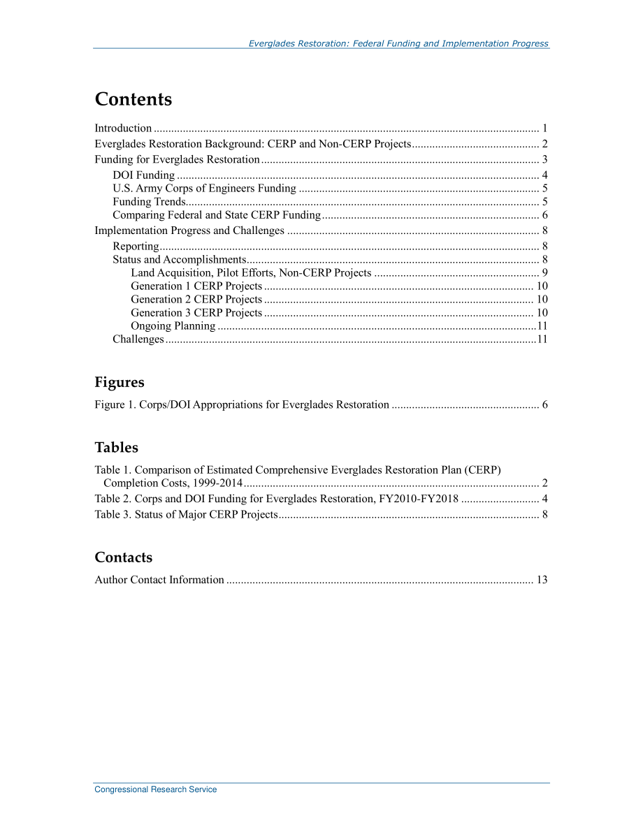[20171006]R42007_大沼泽地恢复：联邦资金和实施进度.pdf_第3页