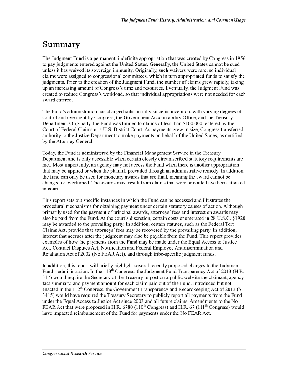 [20130307]R42835_判决基金：历史、管理和常见用法.pdf_第2页